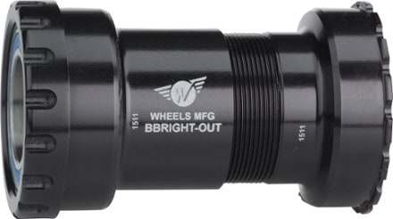 Wheels Manufacturing BBRight Outboard Thread Together Bottom Bracket with ABEC-3 Bearings for 24 mm Shimano Crank Spindles 0
