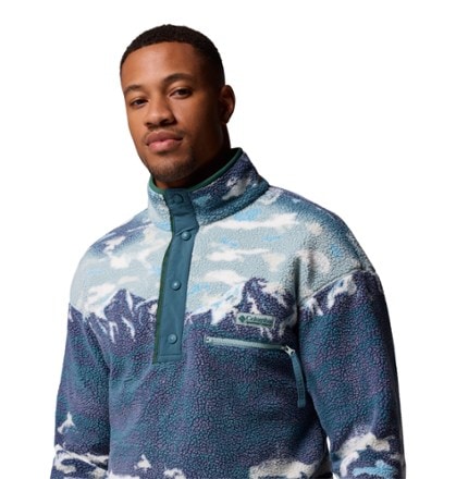 Columbia Helvetia II Printed Half-Snap Fleece Pullover - Men's 4