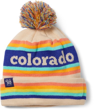 YoColorado Niji Mountain Pom Beanie 0