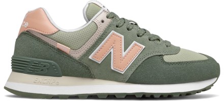 New Balance Women's New Balance 574 Womens Green / Blue Trainers