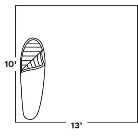 Tent Floor Plan (Copper Tan)