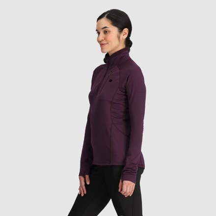 Outdoor Research Vigor Grid Fleece Quarter-Zip Pullover - Women's 8