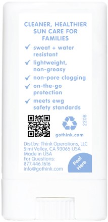 Thinksport Sunscreen SPF 30 Stick 1
