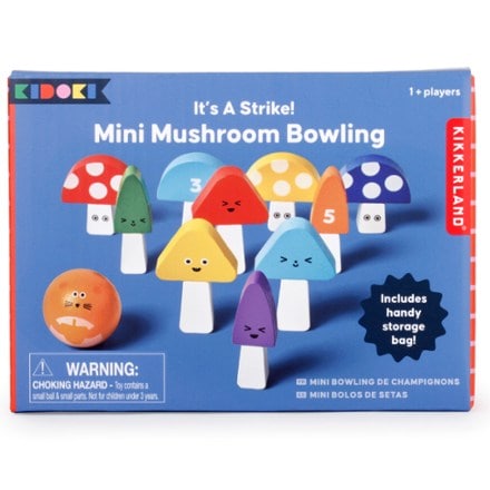 Kikkerland Mini Mushroom Bowling Game 0