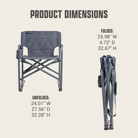 Chaise pliante Coleman Forester Series Footstool grey