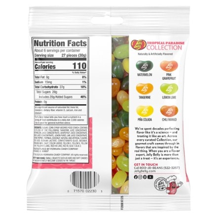 Jelly Belly Tropical Paradise Jelly Beans - 6 oz. 1