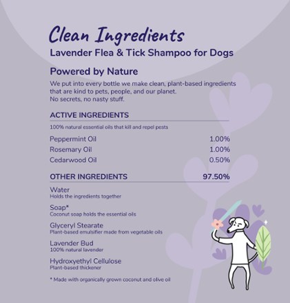 kin+kind Flea+Tick Relief! Plant-Powered Dog Shampoo 1