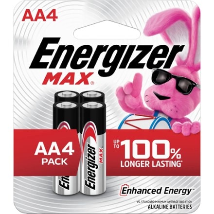Energizer MAX Alkaline AA Batteries - Package of 4 0