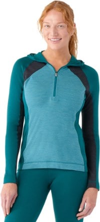 Smartwool Classic Thermal Merino Base Layer Half-Zip Hoodie - Women's 1