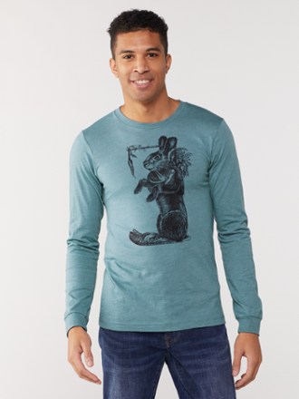 Slow Loris Snowshoe Hare Long-Sleeve T-Shirt 1