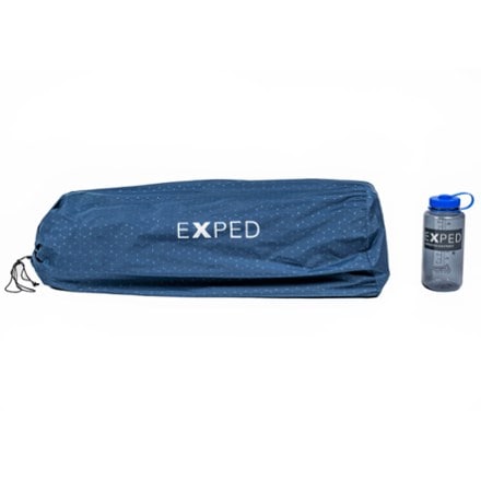 Exped DeepSleep Duo Sleeping Pad 32 fl. oz. water bottle for scale (not included)