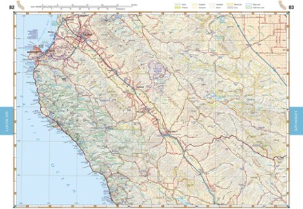 Benchmark Maps California Road & Recreation Atlas - 11th Edition 2