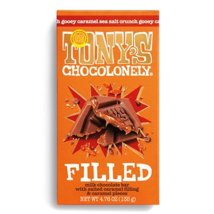 Tony's Chocolonely Filled Milk Chocolate Bar 0