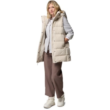 Columbia Amaze Puff Mid Hooded Down Vest - Women's 2