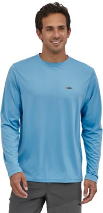 Patagonia Long-Sleeve Capilene Cool Daily Fish Graphic Shirt - Men's 1