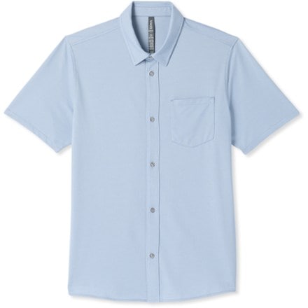 Vuori Short-Sleeve Knit Oxford Button-Down Shirt - Men's 0