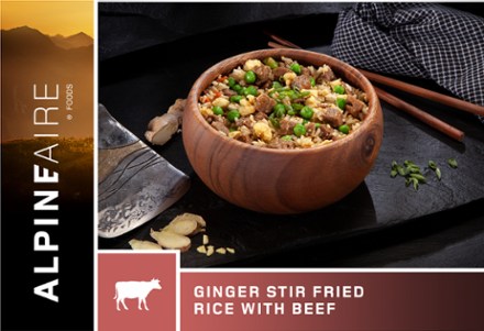AlpineAire Foods Ginger Stir Fried Rice with Beef - 1 Serving 2
