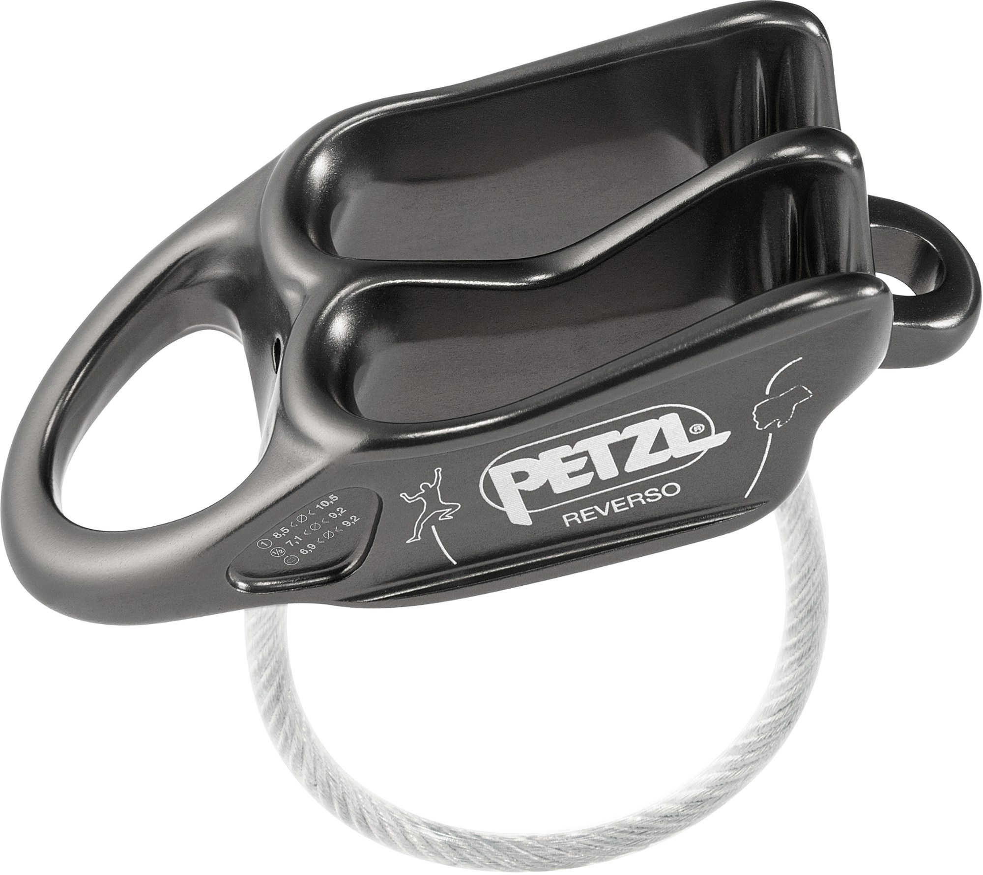 Petzl Reverso Belay Device Gray