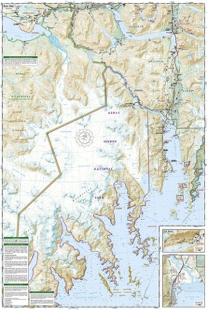 National Geographic Kenai Fjords National Park Topographic Map 2