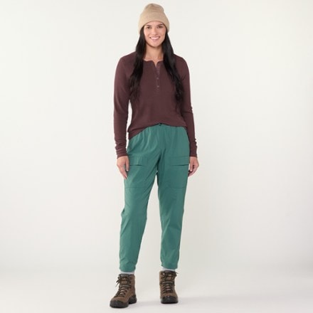 Topo Designs Global Waffle Henley Shirt - Women's 5