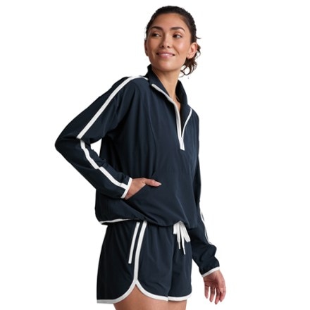 Beyond Yoga Course Contrast Half-Zip Pullover - Women's 3