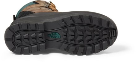 The North Face Chilkat V 400 Waterproof Boots - Men's Sole view (Toasted Brown/Tnf Black)