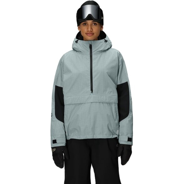 On Body Image of color Dusty Marine Grid