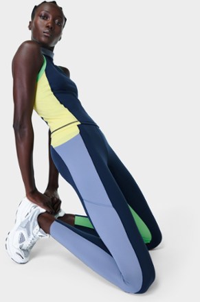 Sweaty Betty Power High-Waist Color-Block Leggings - Women's 7