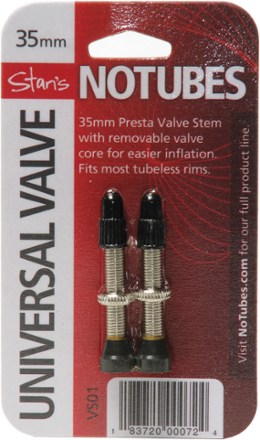 Stan's NoTubes Universal 35mm Tubeless MTN Valve Stems - Pair