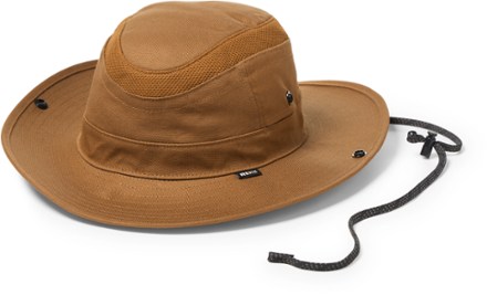 REI Co-op Vented Trailsmith Hat Detachable chin strap (Walrus Brown)