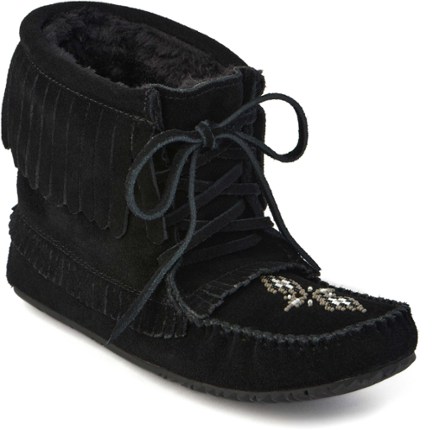Manitobah Harvester Lined Suede Moccasins - Women's 1