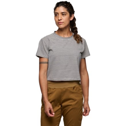Black Diamond BD Stripe Crop T-Shirt - Women's 1