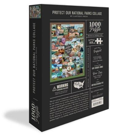 Lantern Press Protect Our National Parks Collage Puzzle - 1,000 Piece 1