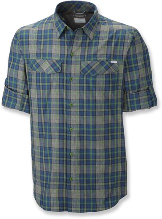 Sleeves rolled up (Dark Backcountry Plaid)