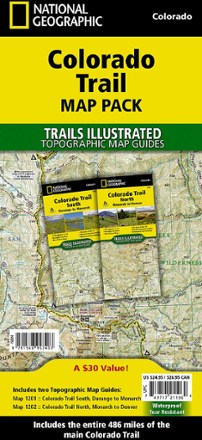 National Geographic Colorado Trail Topographic Map Pack - Set of 2 Map Guides 0