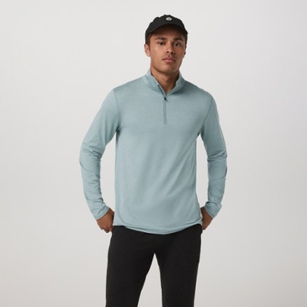 Vuori Ponto Half-Zip Mock-Neck Shirt - Men's 1