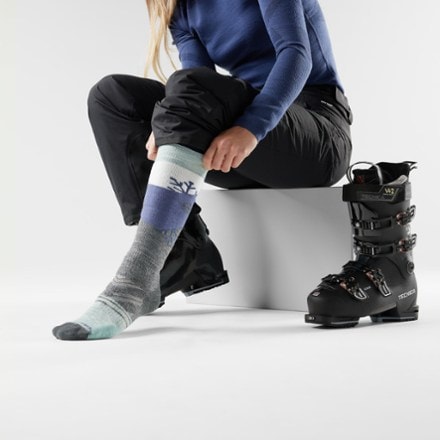 Smartwool Ski Full Cushion Snowpocalypse Over The Calf Socks - Women's 3
