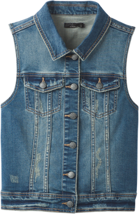womans jean vest