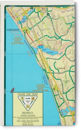 Franko's Maps Northern San Diego County Bikeways and Trail Maps 1