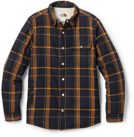 The north face campshire lined sales flannel shirt