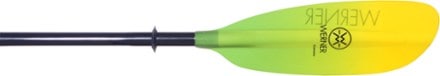 Werner Camano Fiberglass Straight 4-Piece Kayak Paddle 1