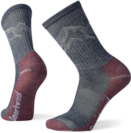 Smartwool Classic Hike Light Cushion Mountain Pattern Crew Socks - Men's 1