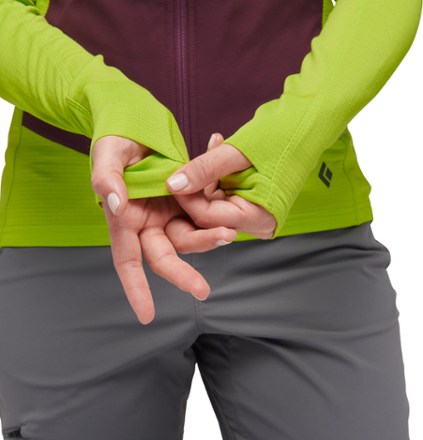 Black Diamond Coefficient LT Hybrid Fleece Hoodie - Women's 4