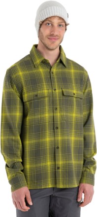 Icebreaker Merino Dawnder Long-Sleeve Plaid Flannel Shirt - Men's 1