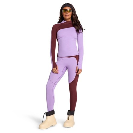 SENIQ Wool Sculpt Merino Base Layer Leggings - Women's 2