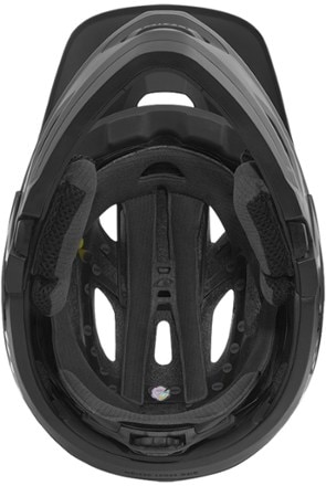 Giro Switchblade MIPS Bike Helmet Bottom view (Matte Black/Gloss Black)