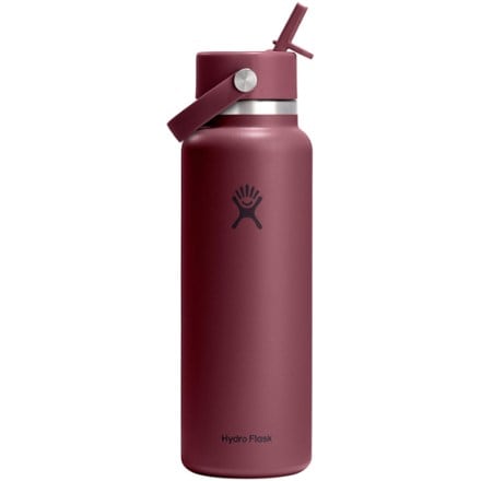 Hydro Flask Wide-Mouth Vacuum Water Bottle with Flex Straw Cap - 40 fl. oz. 0