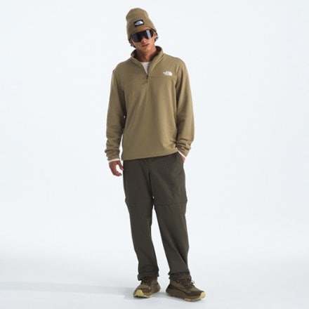 The North Face Cedar Trail Grid Fleece Quarter-Zip Pullover - Men's 2
