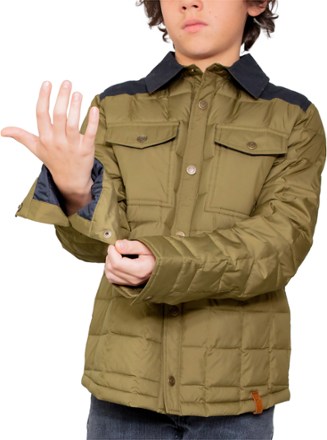 Obermeyer TB Wilder Puffy Down Shirt Jacket - Boys' 8
