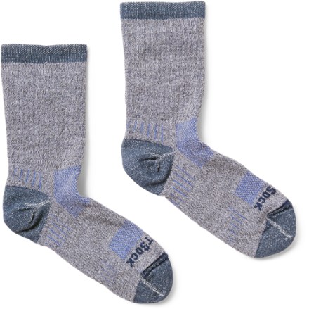 WRIGHTSOCK Double Layer Silver Escape Crew Socks 0